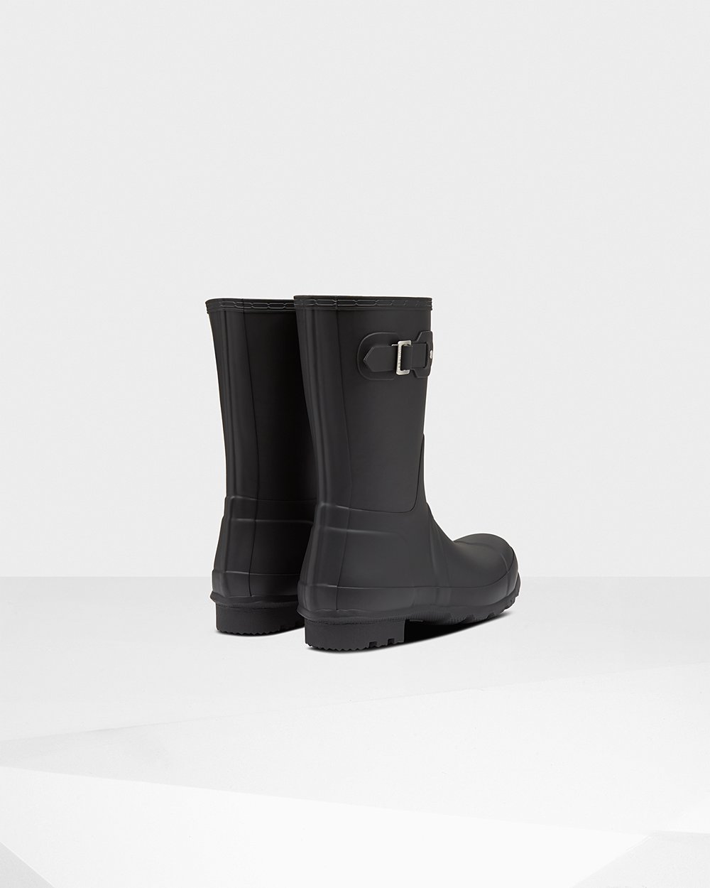 Men Hunter Original Insulated | Short Rain Boots Black | NZ-50627-DPCE